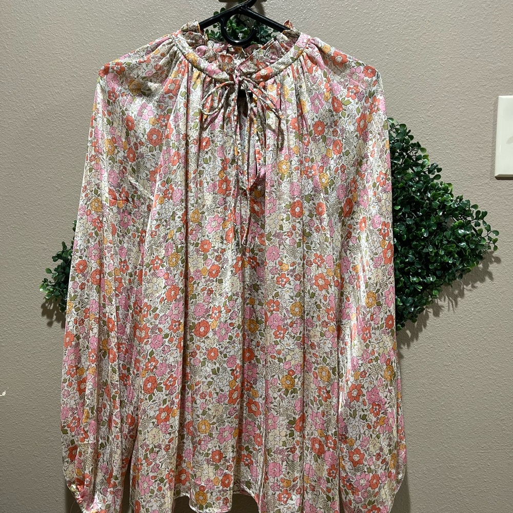 Floral Pink Blouse